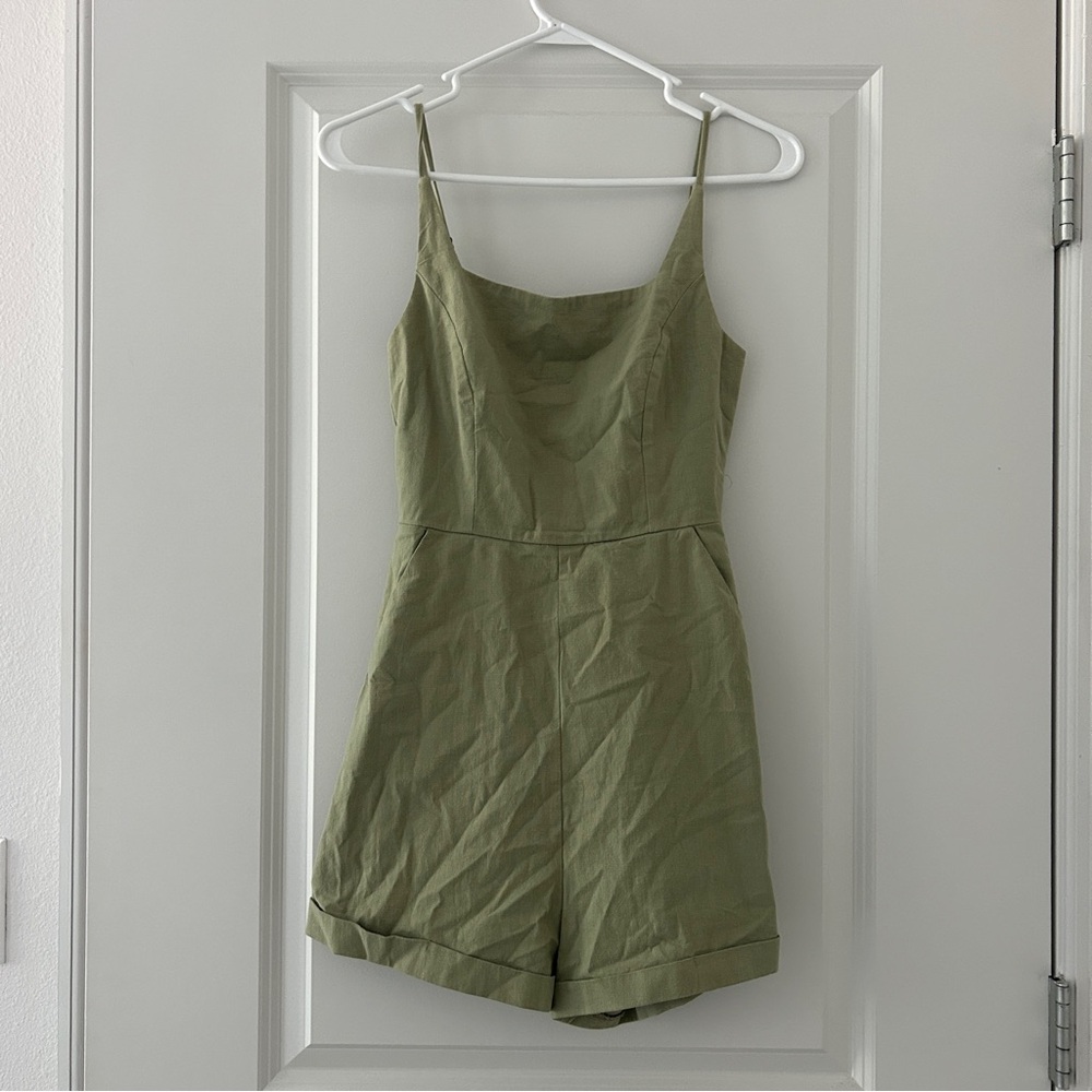 Princess Polly Green Romper